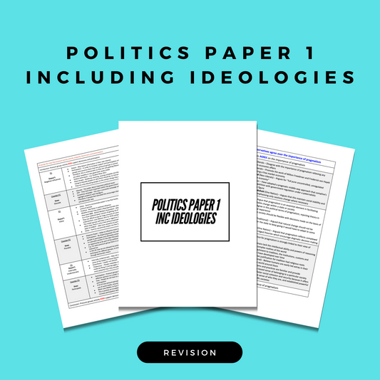 A* Paper One Essay Plans - Inc Ideologies